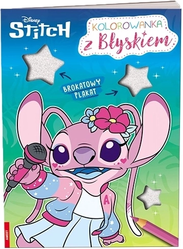 Ameet Disney Stitch kleurboek met glitterposter