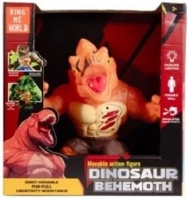 Behemoth-dinosaurus met licht- en geluidseffecten 21 cm