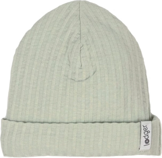 Lodger Beanie Seersucker Silk katoenen mutsje 0–6 maanden
