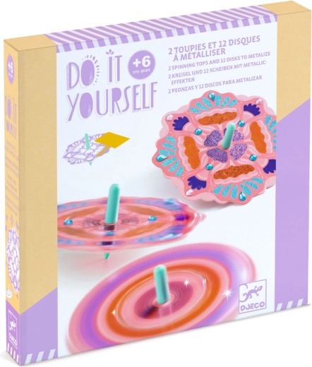Djeco creatieve set glinsterende tollen