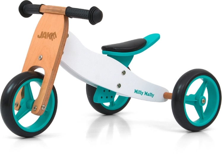 Kinder multifunctionele loopfiets 2-in-1 MILLY MALLY Jake Classic Mint