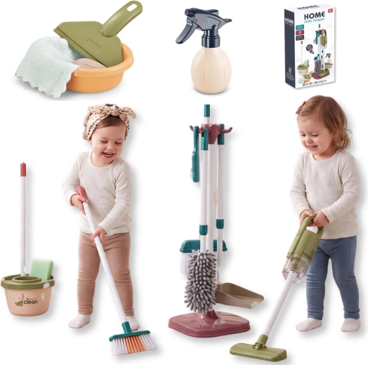 Kinderschoonmaakset TinyMini met standaard, 23-delig