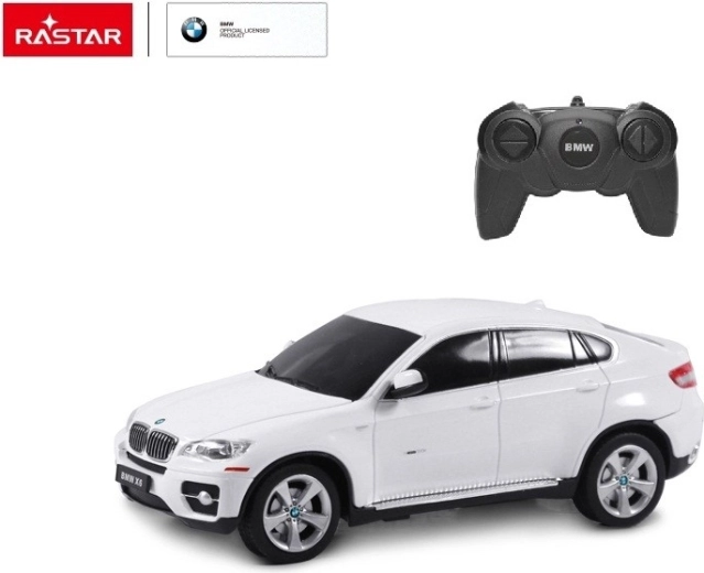 Rastar BMW X6 RC-auto met afstandsbediening 1:24 wit