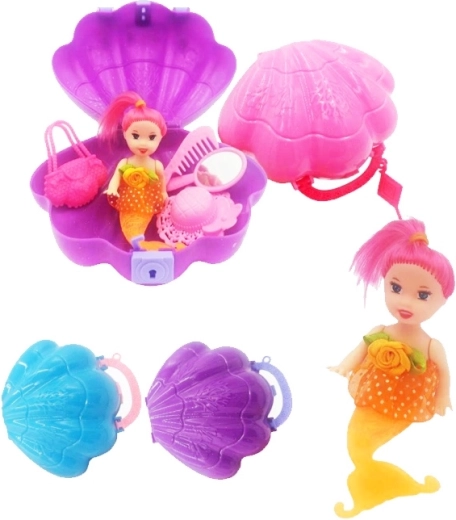 Zeemeermin in koffertje met accessoires