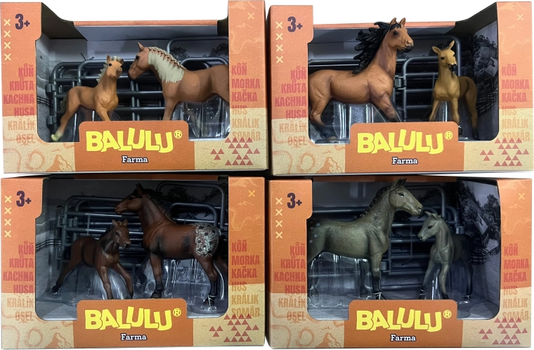 BALULU speelset merrie met veulen - 1 stuk