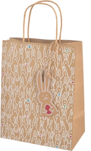 Cadeaupapieren tas met paas-/lentemotief 18 × 10 × 23 cm