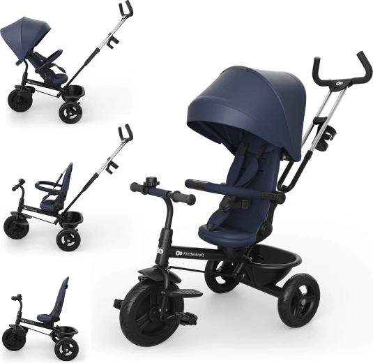 Kinderkraft driewieler Aston 2 Plus navy