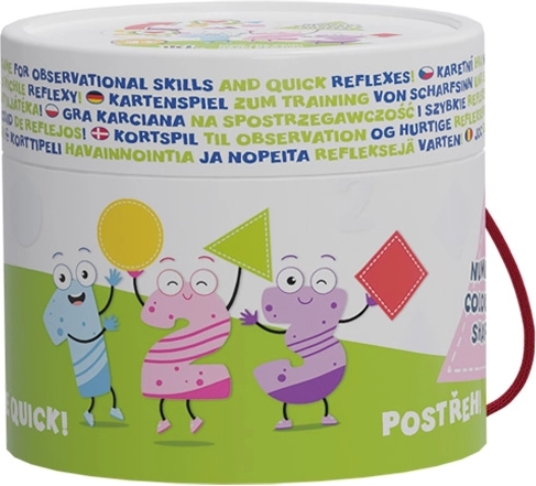 Spel Postřeh Getallen, Kleuren en Vormen