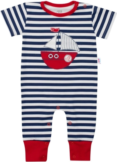 Jongens zomerse katoenen romper New Baby Marine