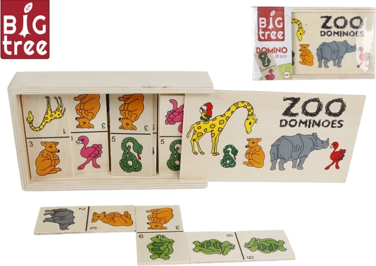 Houten domino met dieren Big Tree