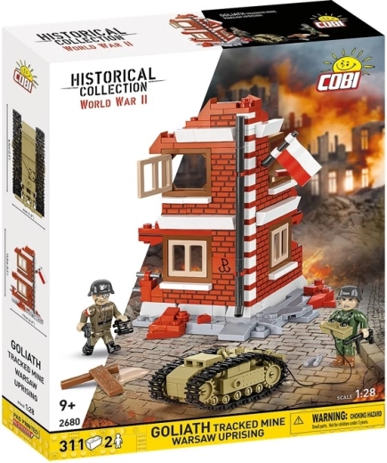 Cobi historical collection WWII goliath – op afstand bediende mijn uit de Opstand van Warschau