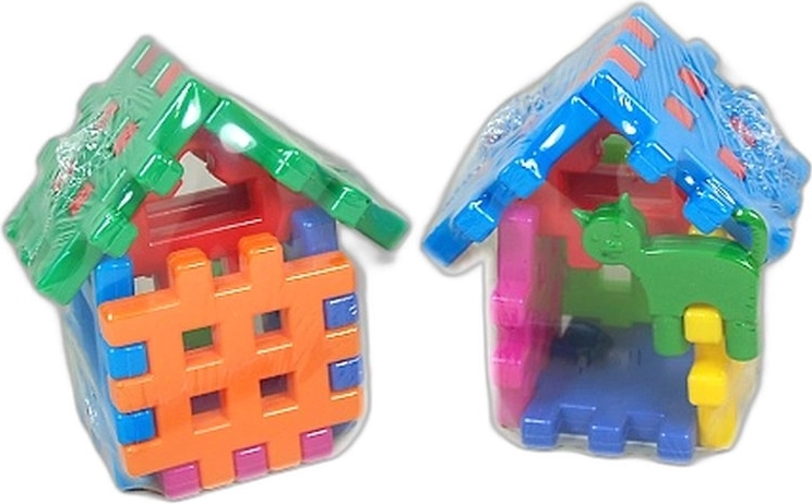 Constructiespeelgoed huisje - 1 stuk