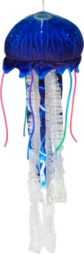 Pluchen blauwe kwal 50 cm