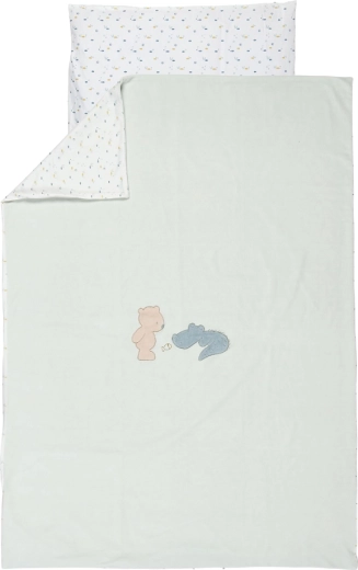 Nattou kinderbeddengoed 2-delig 100×140 en 40×60 Romeo, Jules & Sally
