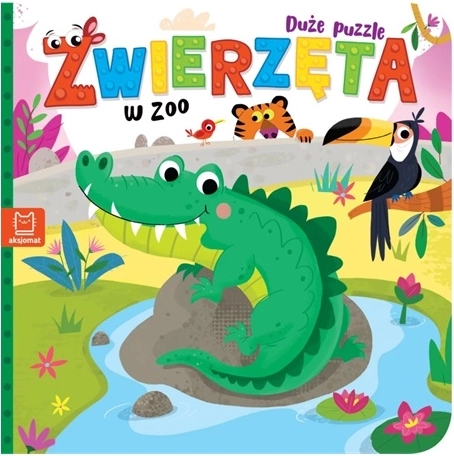 Dieren in de dierentuin – grote puzzel en boekje
