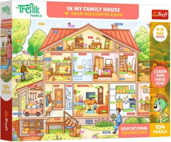 Educatieve puzzel Edu 104 W moim rodzinnym domu