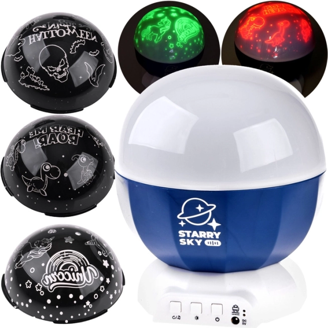 Sterrenhemelprojector met Dino- en Halloweenmotieven
