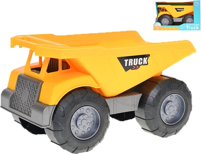 Bouwvrachtwagen-kieper 26 cm met vrijloopwielen