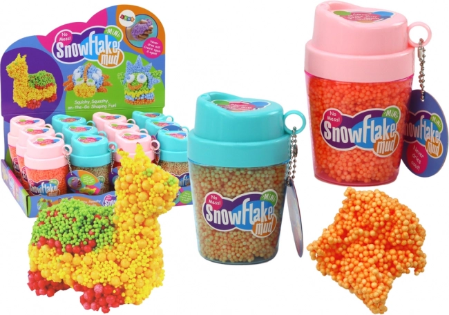 Squishy Oranje Polystyreen Bolletjes in Beker