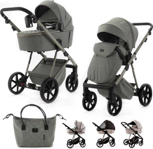 Adamex combikinderwagen Delta Natura salvia