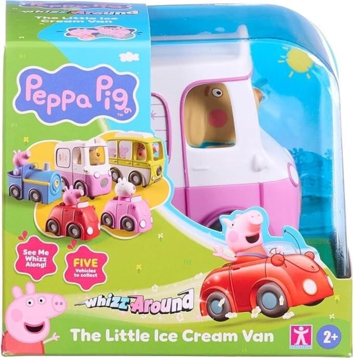 Peppa Pig Whizz-Around gemotoriseerde ijscowagen van opa Hond