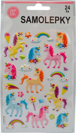 Eenhoornstickers 24 stuks
