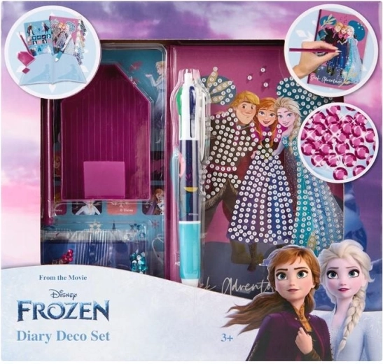 Decoratieve set voor het versieren van het dagboek Disney Frozen