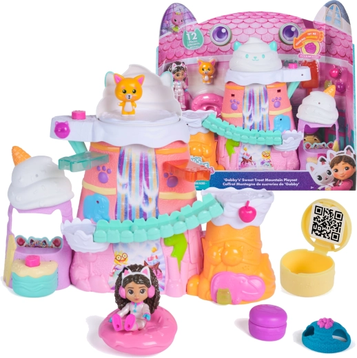 Gabby’s Dollhouse filmset Berg vol zoetigheden met Gabi-figuur en accessoires