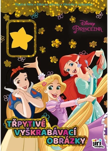 Glitter krasplaatjes Prinsessen