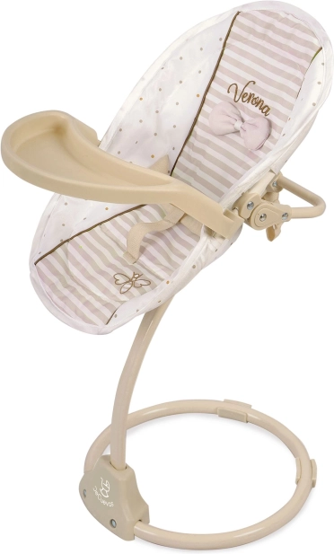 Multifunctionele 3-in-1 kinderstoel en schommel voor poppen Verona