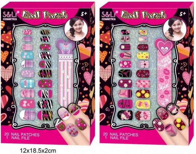 Set voor nageldecoratie met vijl