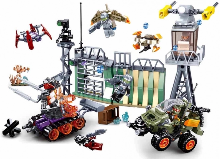 Sluban Atomic Storm – verdedigingsbasis bouwset