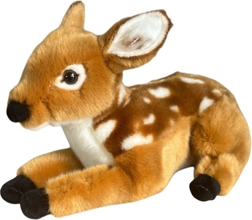 Pluchen liggend ree 28 cm