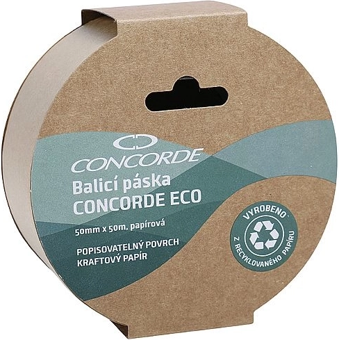Papieren verpakkingstape CONCORDE ECO 50 mm × 50 m