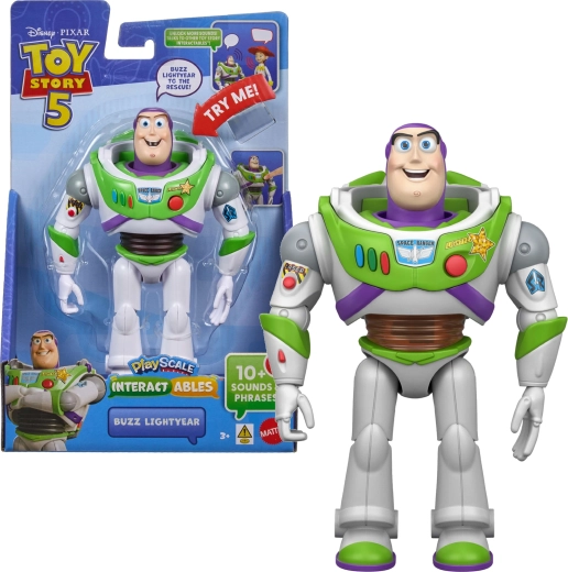 Mattel Disney Toy Story interactieve figuur Buzz Lightyear 18 cm (EN)