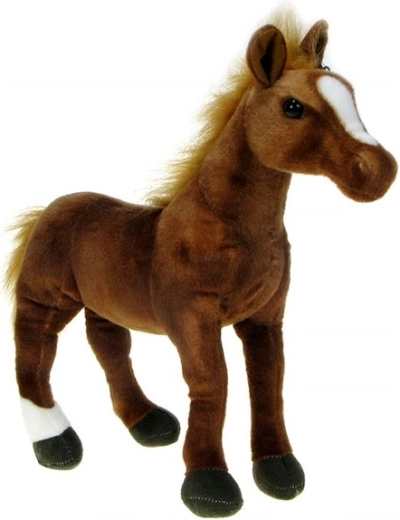 Pluchen volbloedpaard (Engelse volbloed) 35 cm