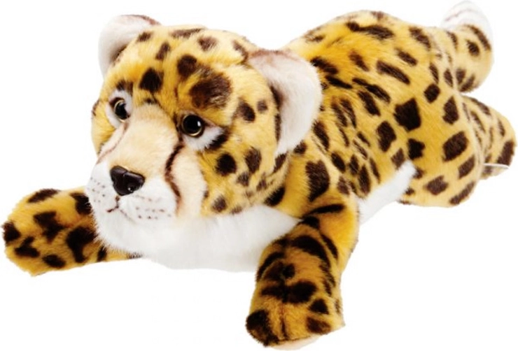 Gepard – realistisch knuffeldier in rustpositie