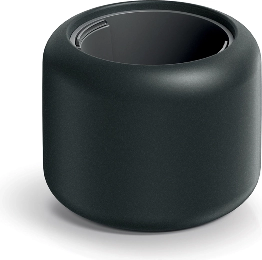 Bloempot Ulpho 40 cm donkergrijs met inzet