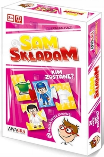 Wie word ik? educatieve puzzel – gezelschapsspel over beroepen