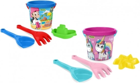 Zandset 4 stuks in net voor kinderen 12m+ Wader