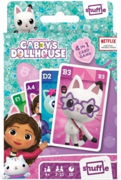 Kaartspel SHUFFLE GABI’S KATTENHUIS 4-in-1