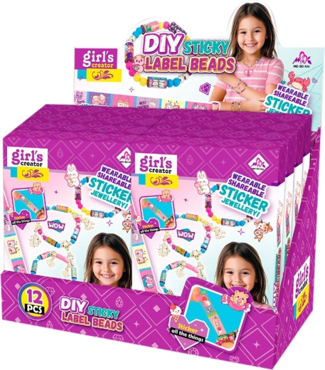Creatieve set voor het maken van armbanden met stickers