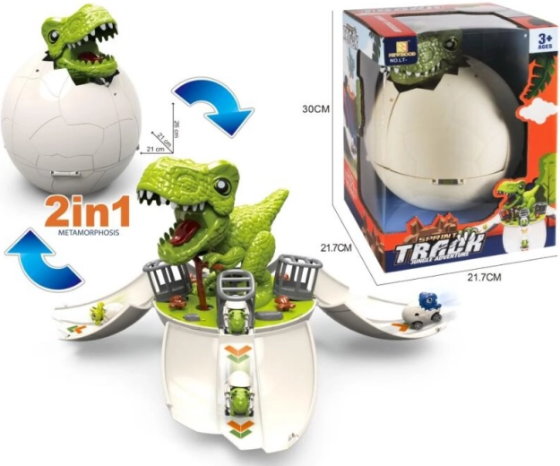 Dinosaurus 2-in-1 – autolanceerder in dinosaurus-ei