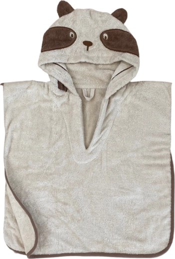 Nuuuroo kinderponcho met capuchon Adelin White Swan