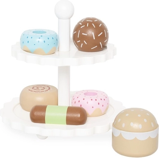 Jabadabado etagère met twee niveaus met koekjes