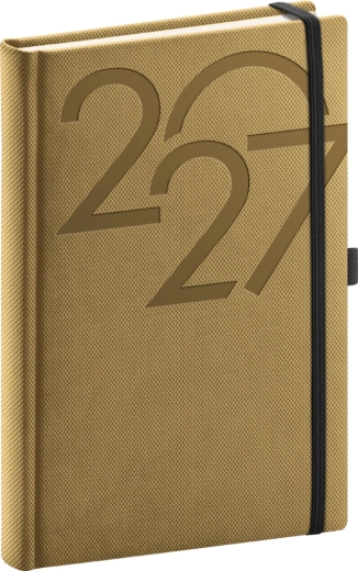 Notique Ajax dagagenda 2027 goud 15 × 21 cm