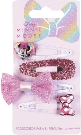 Set van 4 haarspeldjes Minnie - Cerda