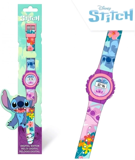 Digitale siliconen horloge Lilo en Stitch - 1 stuk