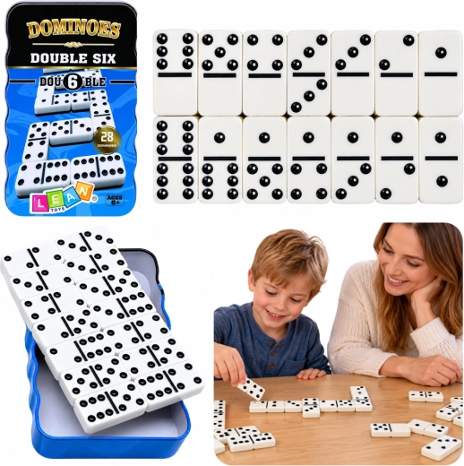 Klassiek Domino-spel - gezins- en logische pret met 28 stenen