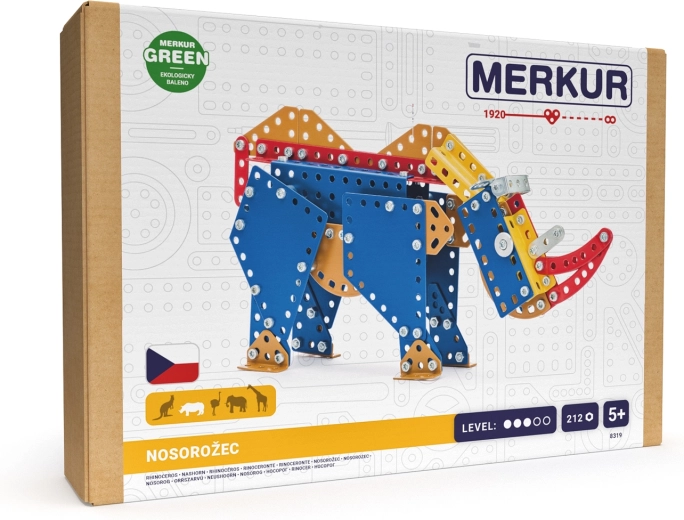 Merkur Zoo – neushoorn, 212 onderdelen